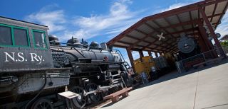 train yard henderson Nevada State Railroad Museum Boulder City