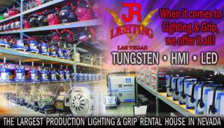 JR Lighting and Grip Rental Las Vegas | Home Slider Image | Lighting & Grip Rentals