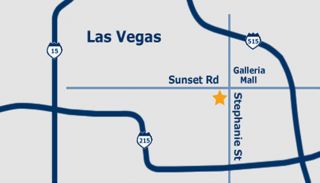 Map to Las Vegas Jewelry and Coin