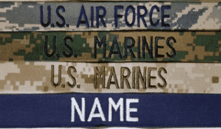 Military Name Tapes